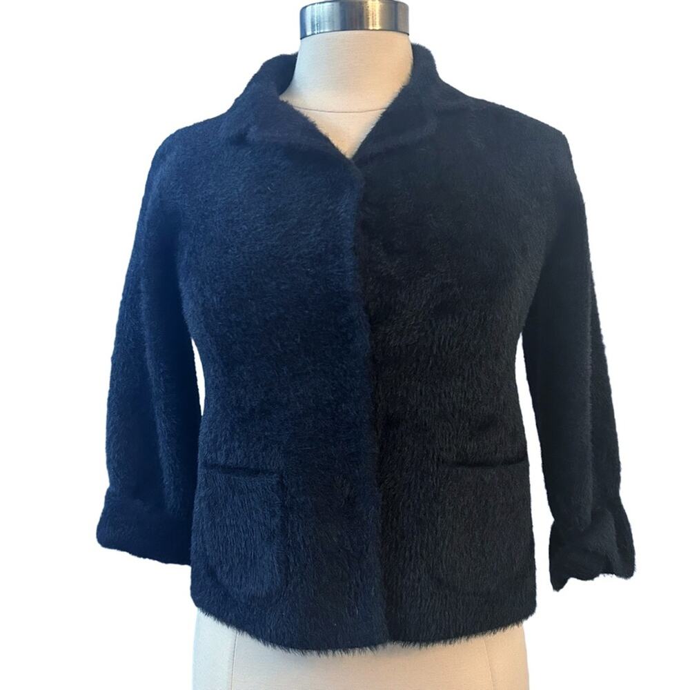 J MCLAUGHLIN Fuzzy jacket coat blazer 8